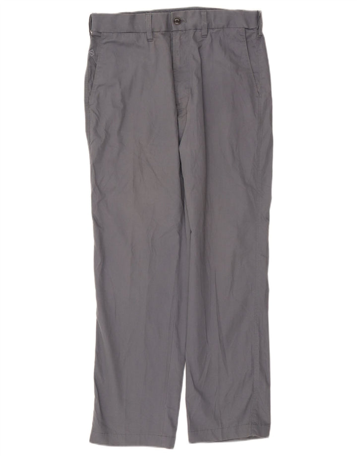 Marks & Spencer Herren Blue Harbour Gerade Chinohose W32 L29 Grau