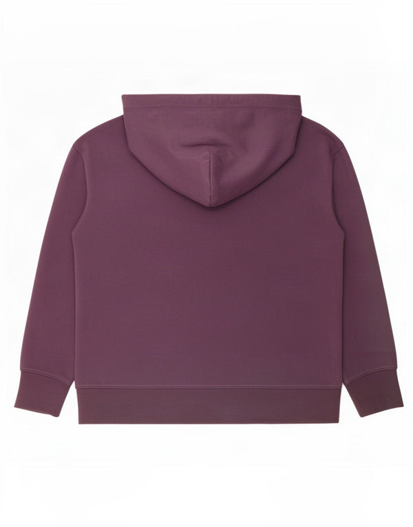 Hugo Boss Damen-Pullover mit grafischem Kapuzenpullover, UK 16, Größe L, Lila, Baumwolle