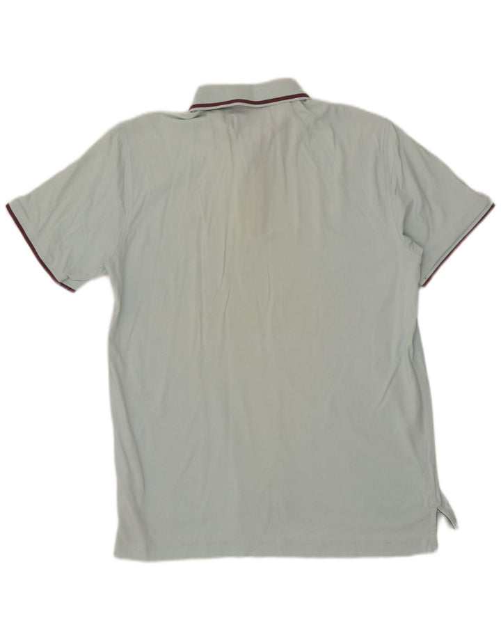 Penguin Herren-Poloshirt, groß, türkisfarbene Baumwolle