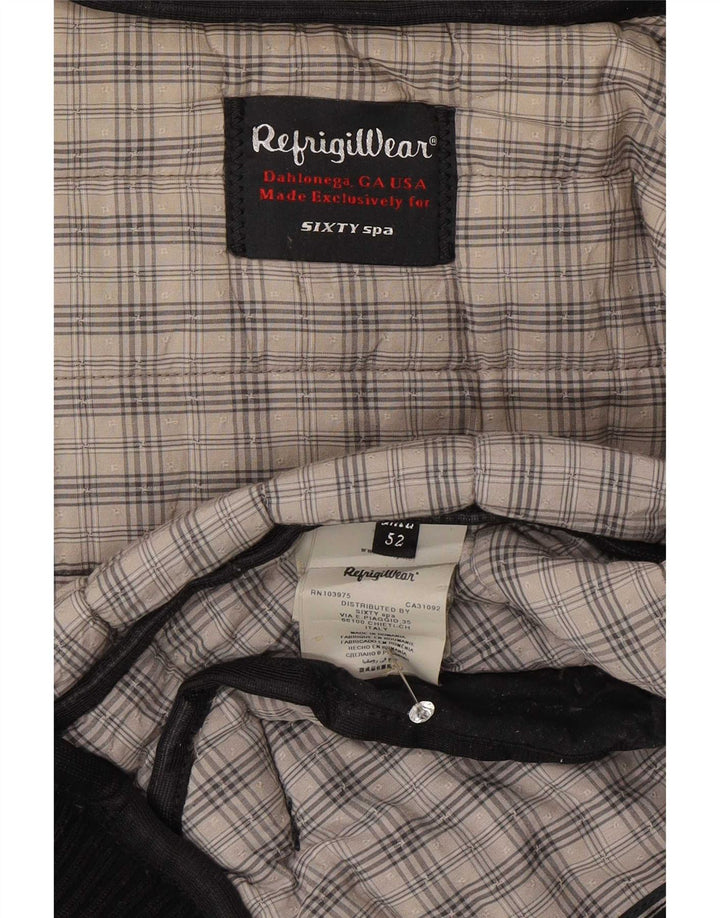Refrigiwear Herren-Jacke mit Kapuze, gepolstert, IT 52, Größe L, Marineblau, Polyester