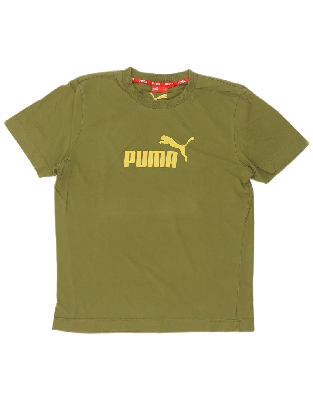 Puma Herren Grafik-T-Shirt-Oberteil Mittelgrün
