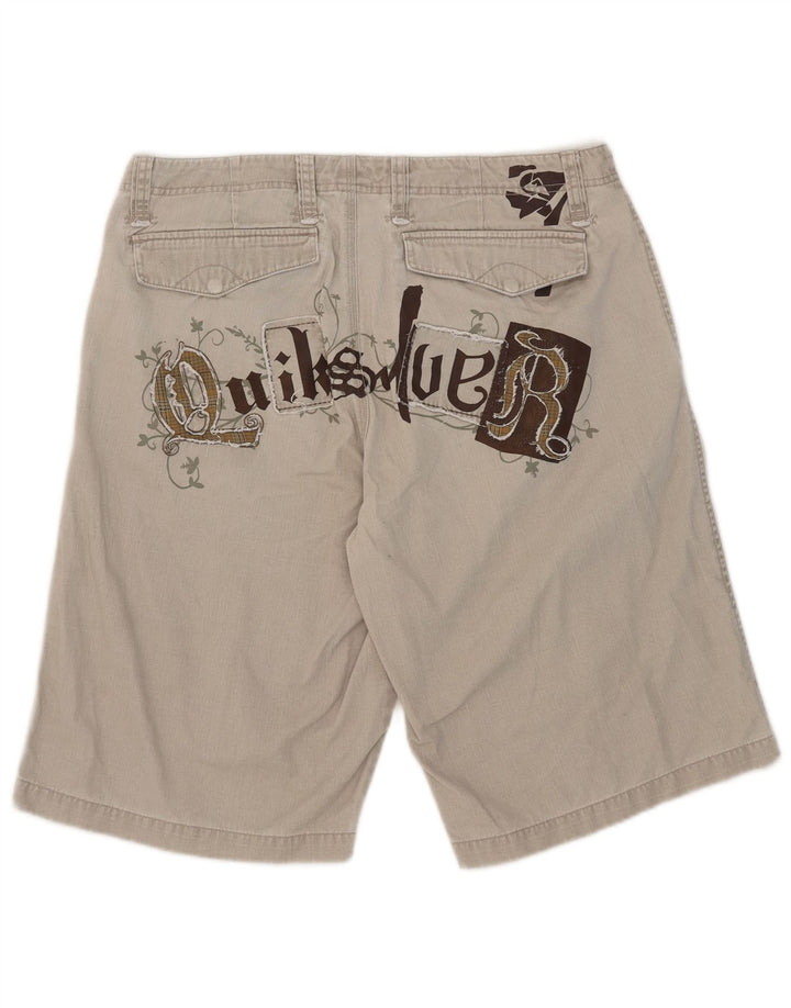 Quiksilver Herren-Chinoshorts mit Grafik, W35, Größe L, Beige