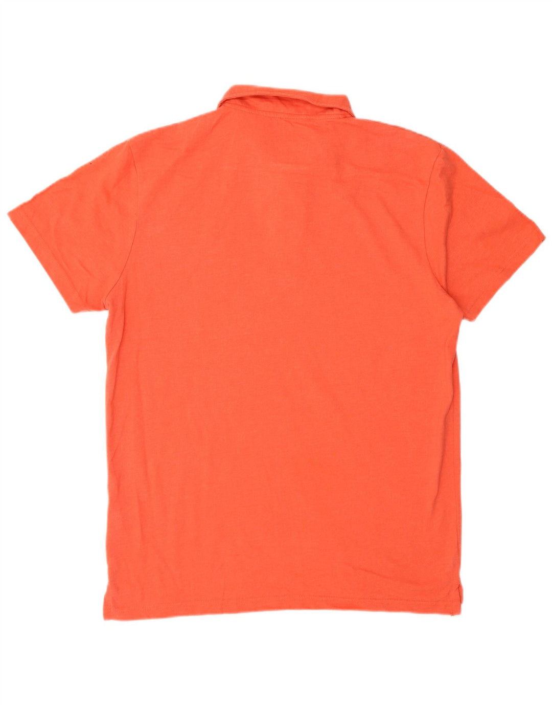 Weird Fish Herren-Poloshirt aus mitteloranger Baumwolle