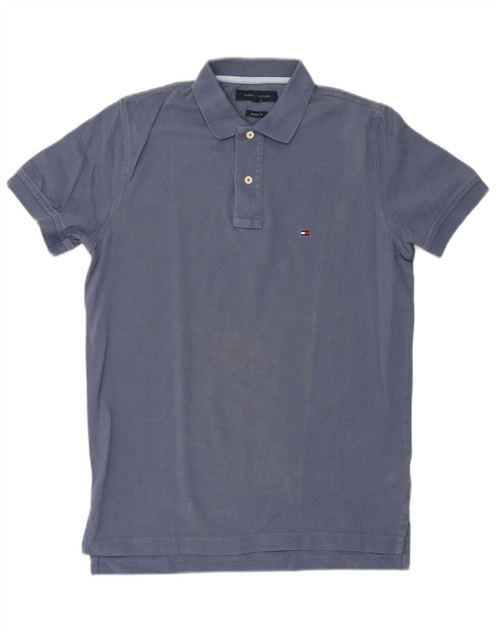 Tommy Hilfiger Herren-Poloshirt mit normaler Passform, klein, Blau
