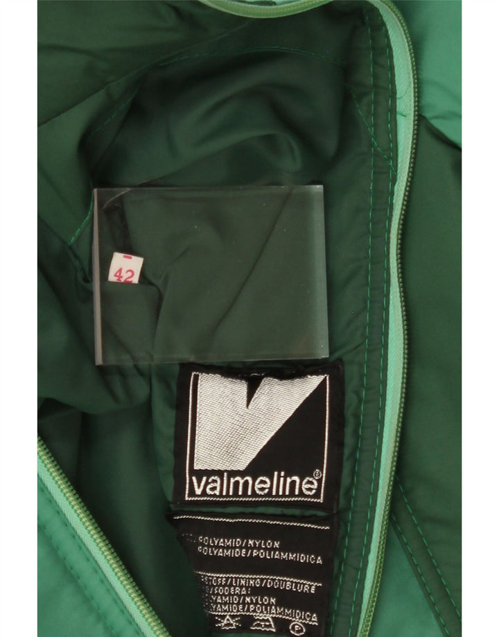 VALMELINE Womens Windbreaker Jacket IT 42 Medium Green Colourblock Vintage Valmeline and Second-Hand Valmeline from Messina Hembry 