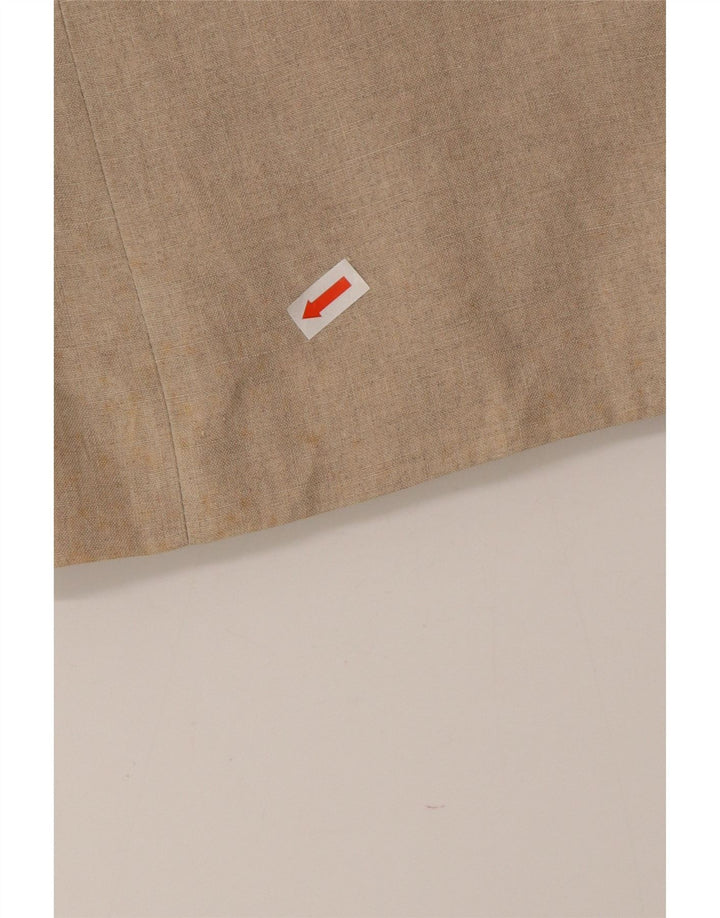 Hugo Boss Herren-Blazer mit 2 Knöpfen, EU 50, großes beiges Leinen