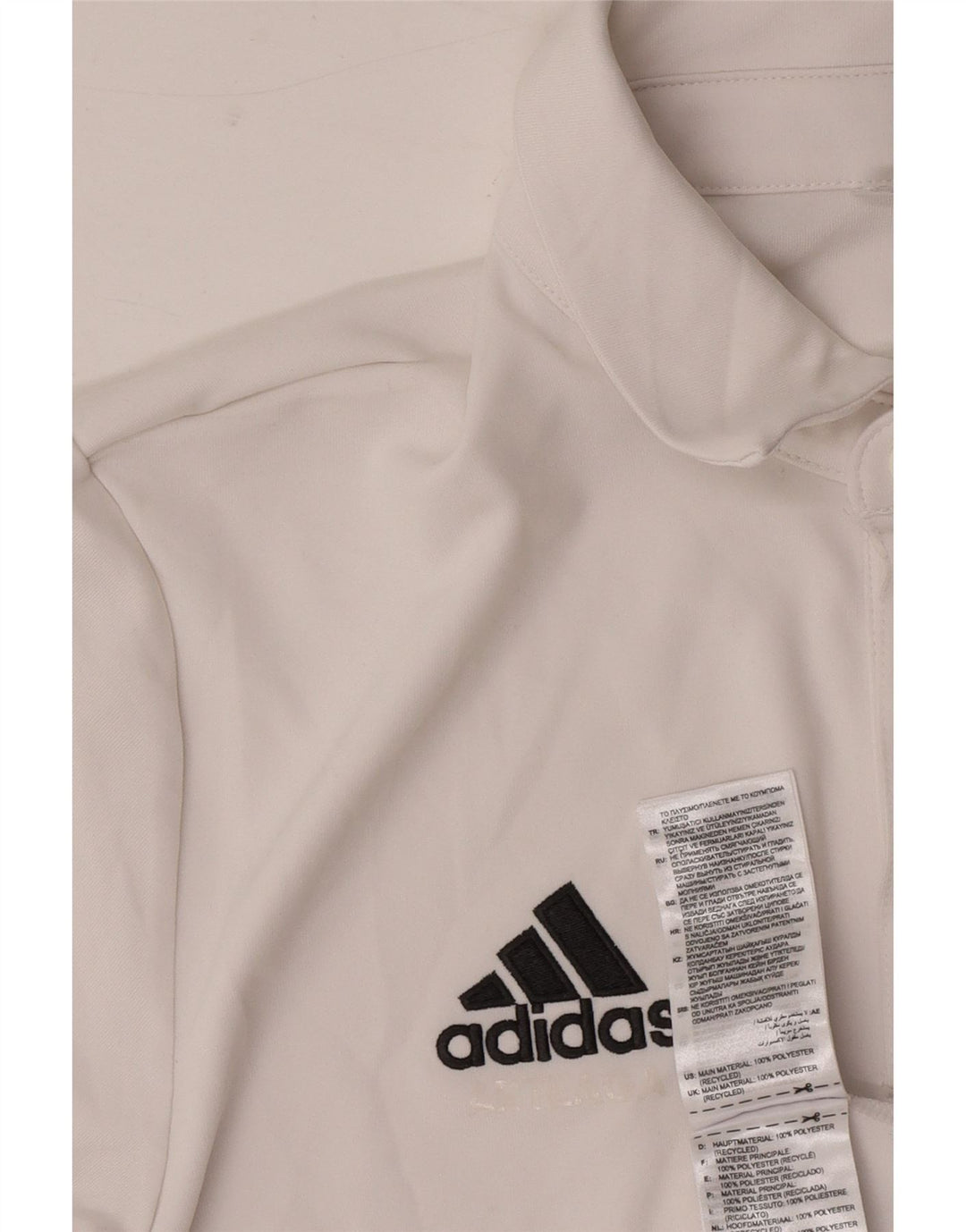 Adidas Herren Aeroready Poloshirt Small Weiß Polyester
