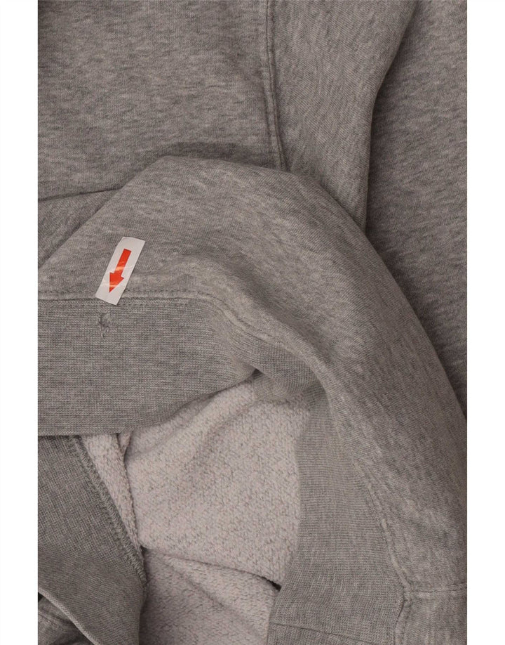 Nike Herren Graphic Regular Fit Kapuzenpullover, Größe S, Grau, Baumwolle