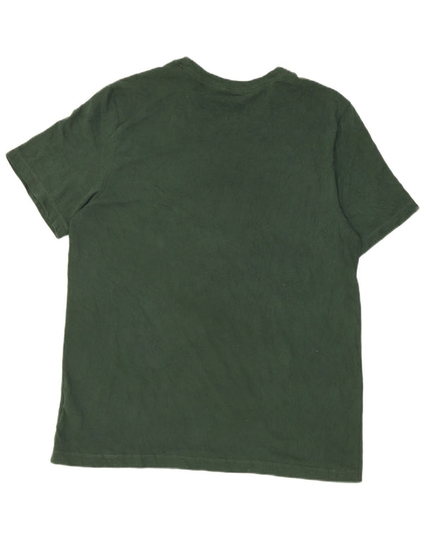 Nike Herren-T-Shirt „Michigan State Spartans“ mit Grafik, Größe L, Grün, Baumwolle
