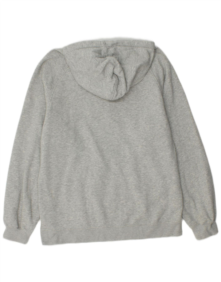 Nike Herren-Kapuzenpullover mit Grafik, groß, graue Baumwolle