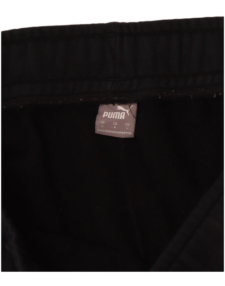 Puma Herren-Trainingshose, Jogginghose, Größe L, Schwarz