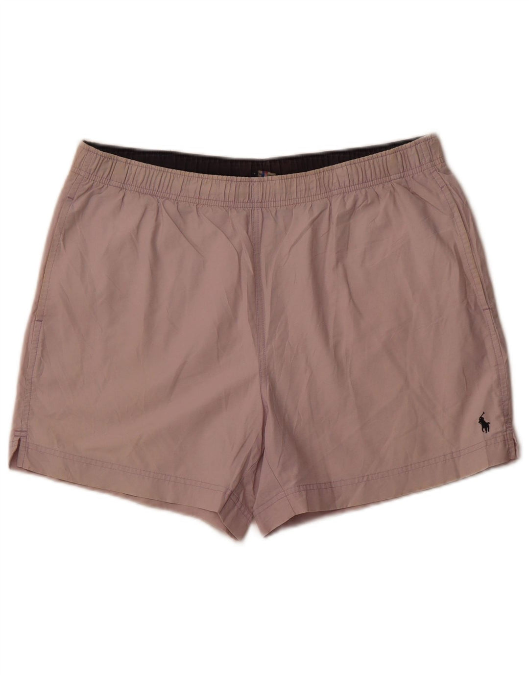 POLO RALPH LAUREN Herren-Badeshorts aus mittelvioletter Baumwolle