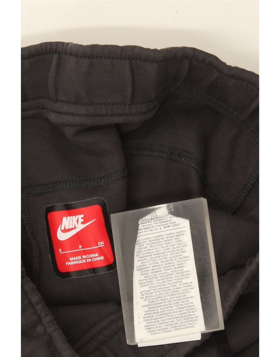 Nike Herren-Trainingshose, Jogginghose, Größe S, graue Baumwolle