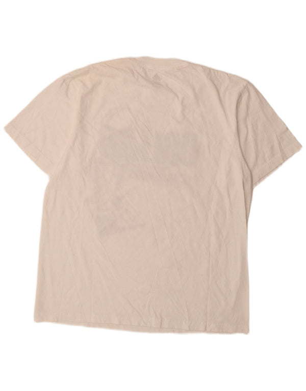 Adidas Herren Dallas Graphic T-Shirt Top XL Weiße Baumwolle