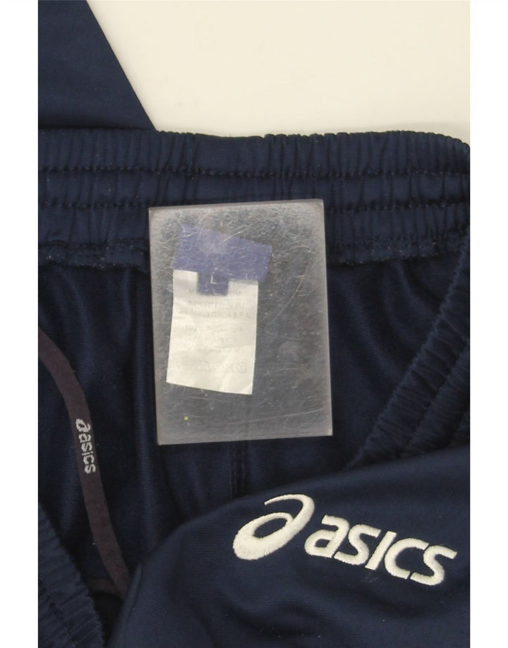 Asics Damen-Trainingshose, UK 14, Größe L, Marineblau, Polyester