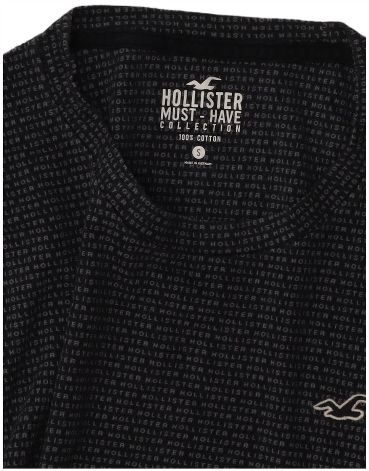 Hollister Herren T-Shirt Top Small Marineblau Baumwolle