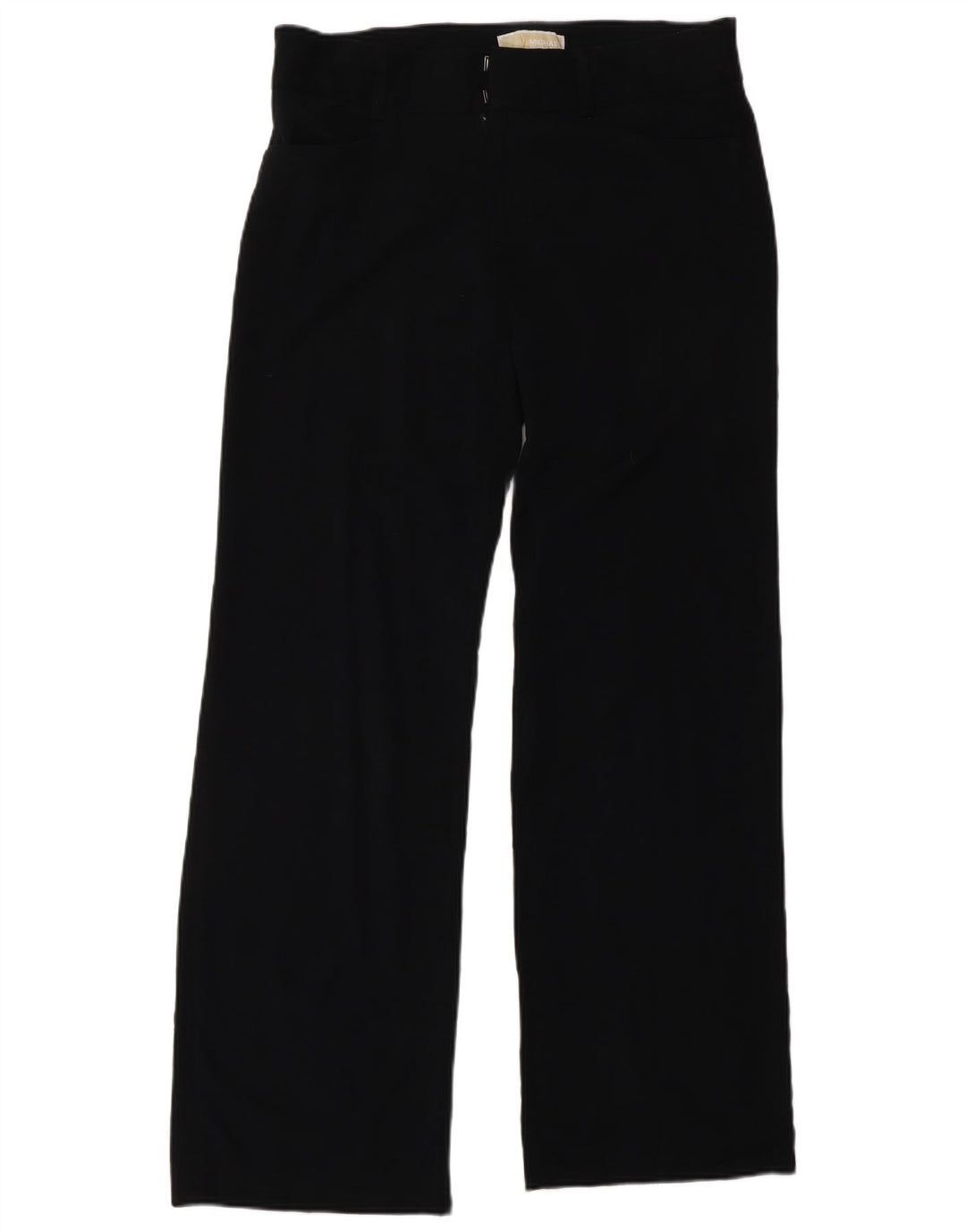 MICHAEL KORS Damen Gerade Freizeithose US 6 Medium W30 L32 Schwarz