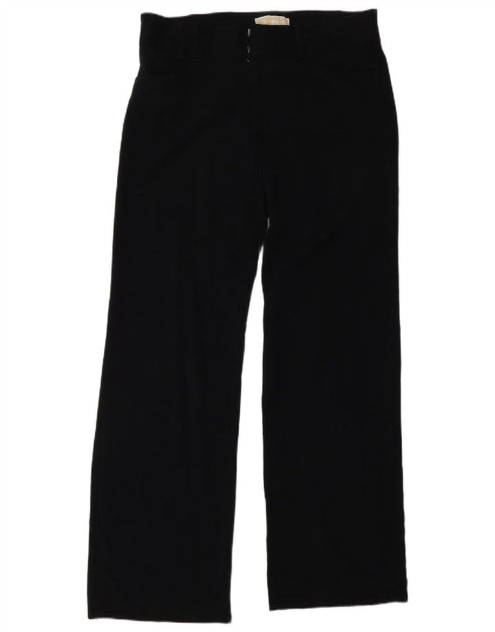 MICHAEL KORS Damen Gerade Freizeithose US 6 Medium W30 L32 Schwarz