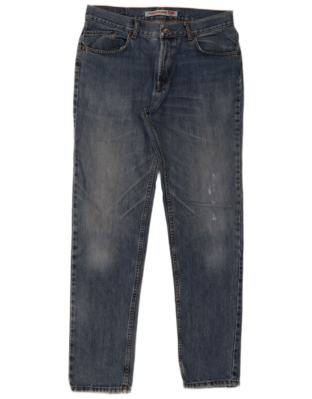Carrera Herren 700 Regular Slim Jeans W36 L34 Blaue Baumwolle
