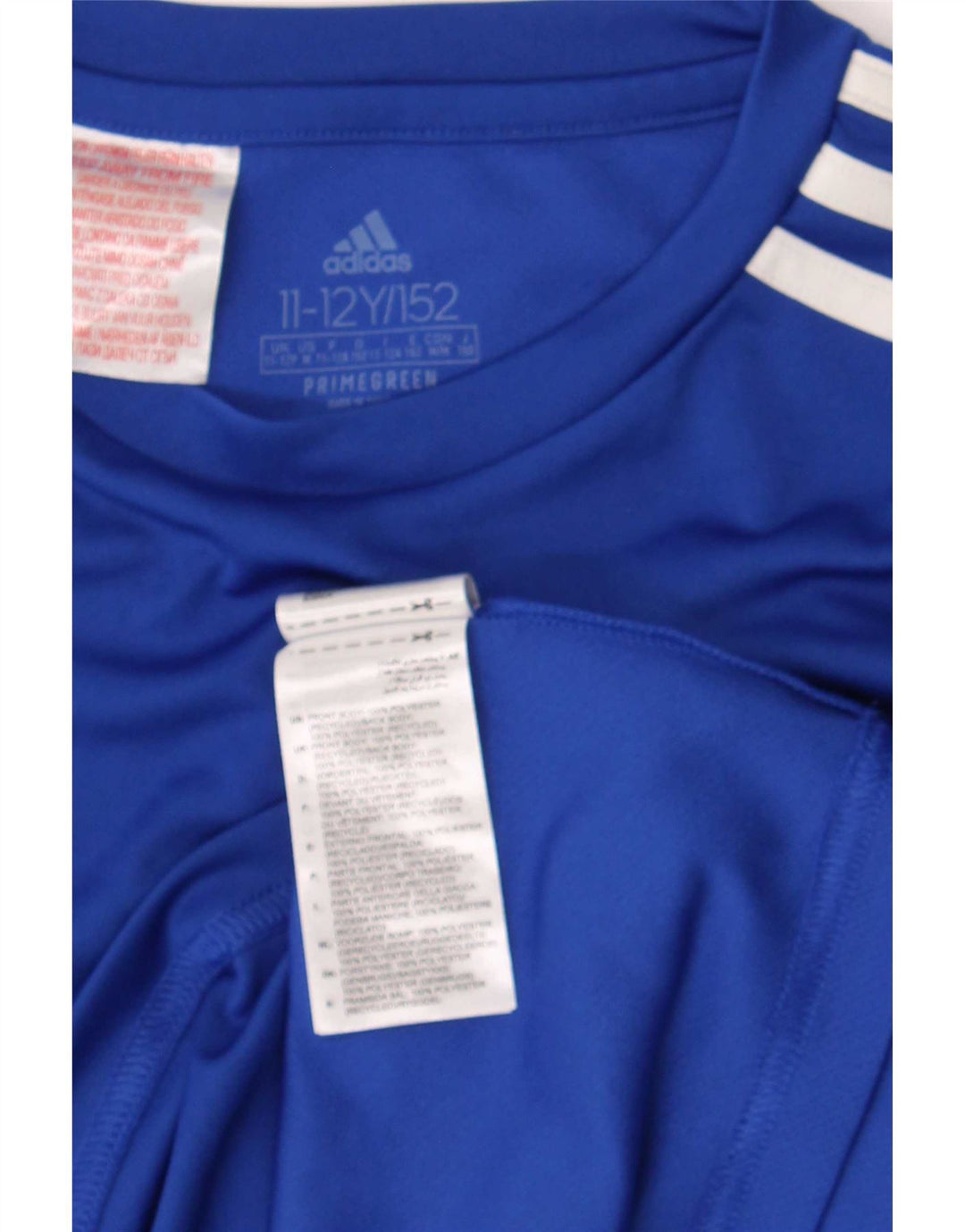 Adidas Jungen Aeroready T-Shirt Top 11–12 Jahre, blaues Polyester