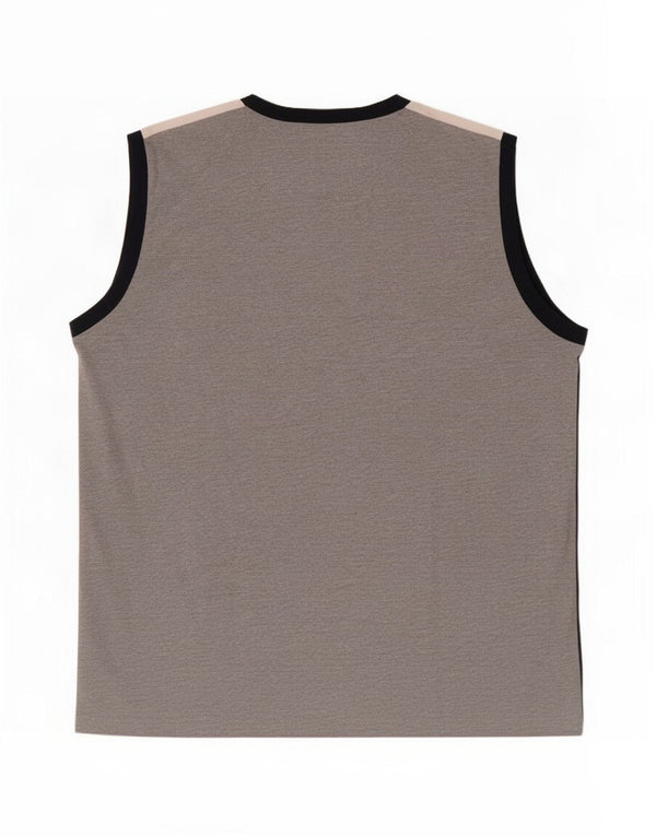 Champion Herren-Unterhemd mit Grafik, XL, Grau, Colourblock-Baumwolle