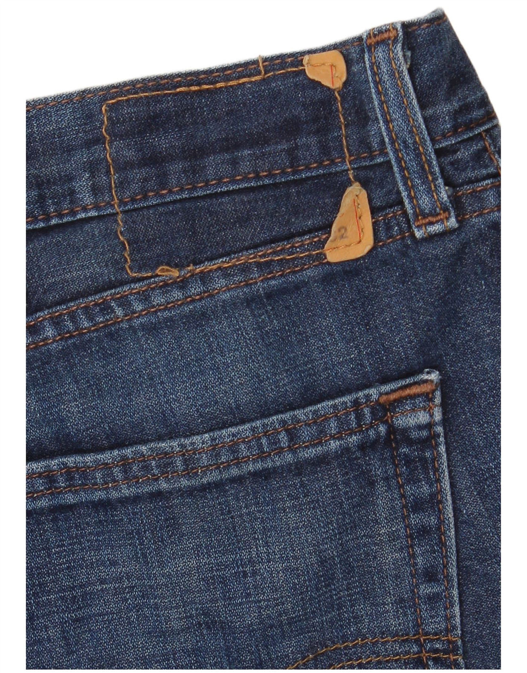 LEVI'S Herren Slim Jeans W40 L32 Marineblau Baumwolle