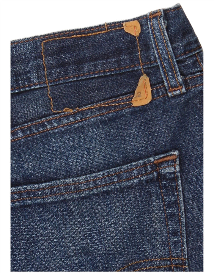 LEVI'S Herren Slim Jeans W40 L32 Marineblau Baumwolle