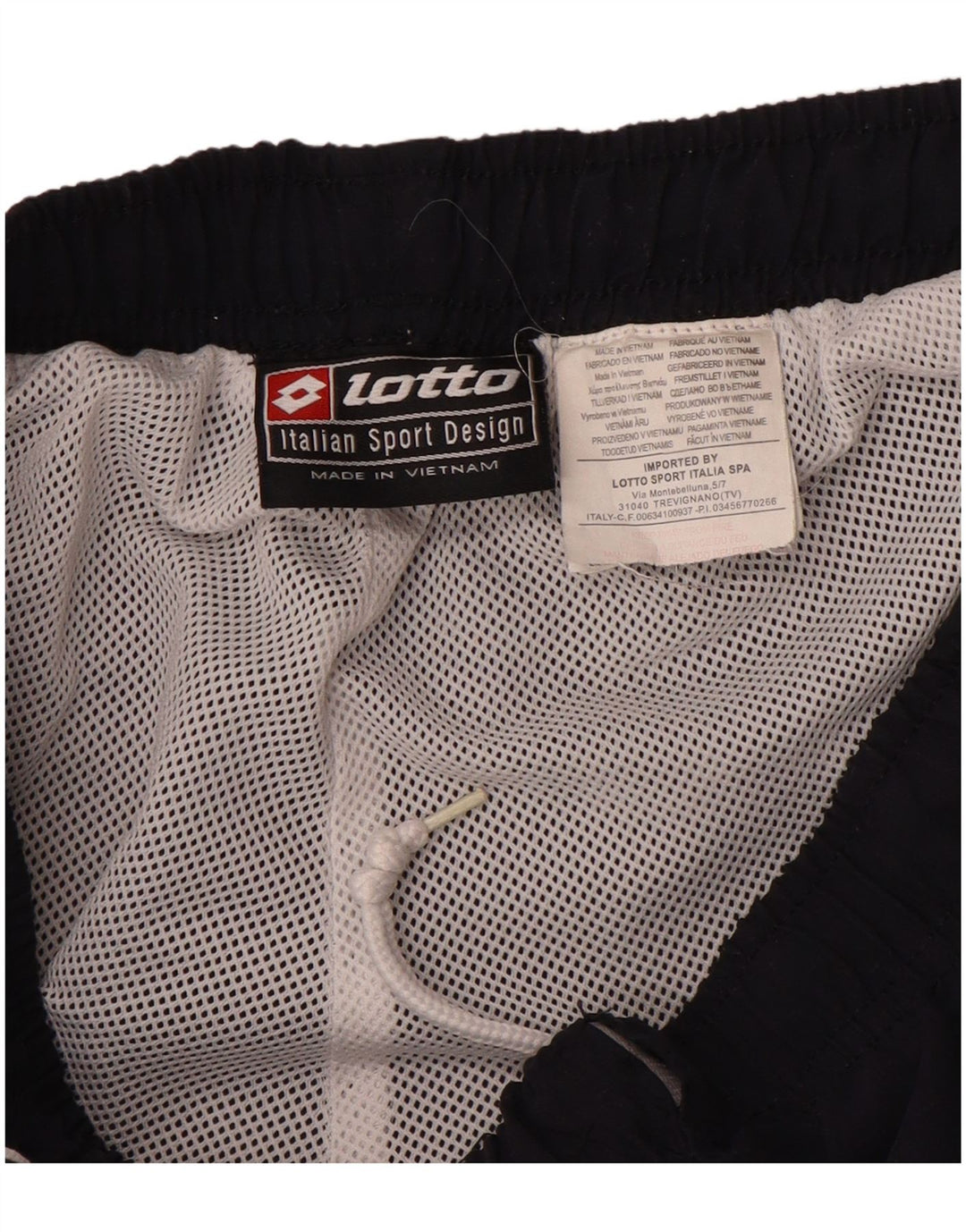 Lotto Herren-Trainingshose, Mittelgroßes Marineblau, Farbblock-Polyester