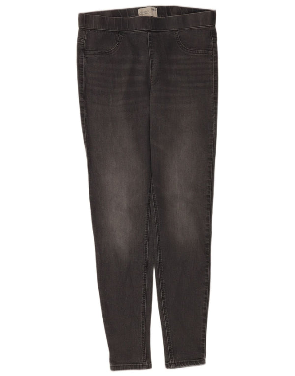 Marks & Spencer Damen Jegging-Jeans UK 12 Medium W30 L28 Graue Baumwolle