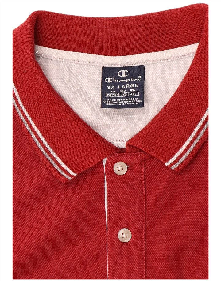 CHAMPION Herren Poloshirt 3XL Rot