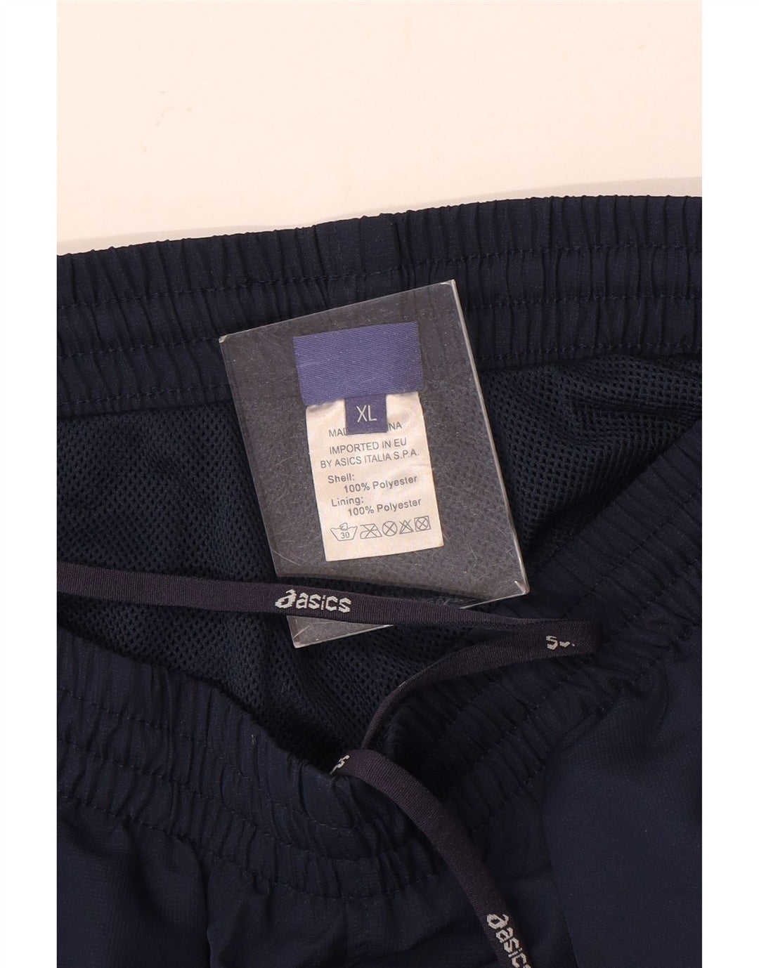 Asics Herren-Trainingshose XL, Marineblau, Polyester