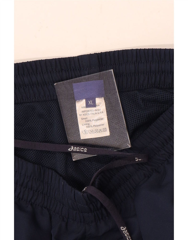 Asics Herren-Trainingshose XL, Marineblau, Polyester