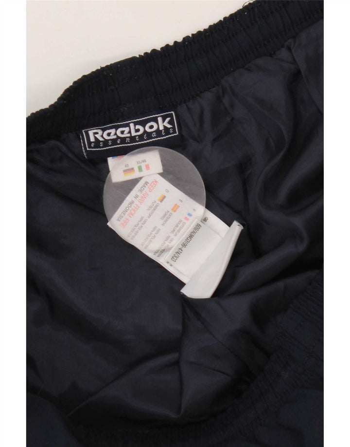 Reebok Damen-Trainingshose, Größe L, Marineblau, Polyester
