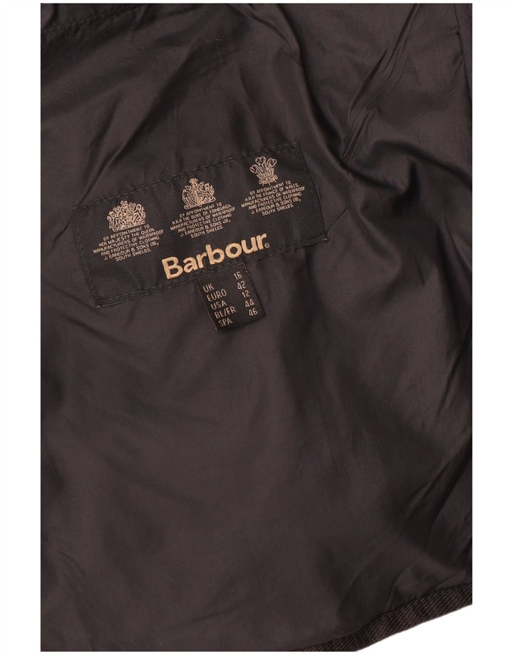 Barbour Damen Steppjacke UK 16 Large Schwarz Polyamid
