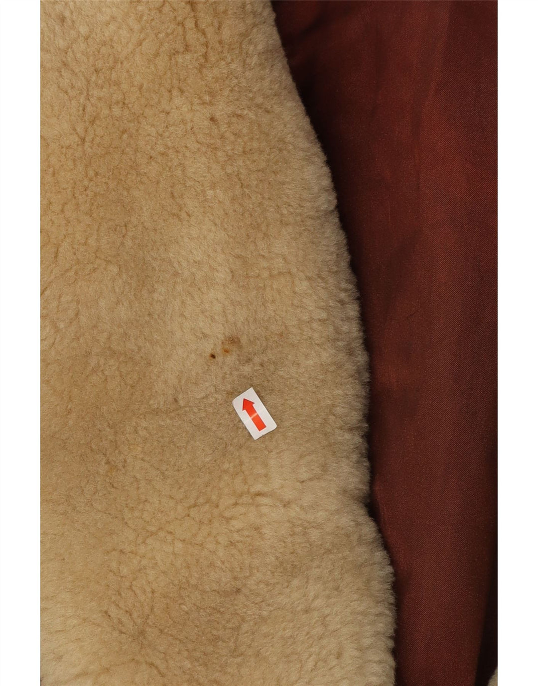 ST MICHAEL Damen Crop Zweireihige Jacke UK 18 XL Braunes Leder