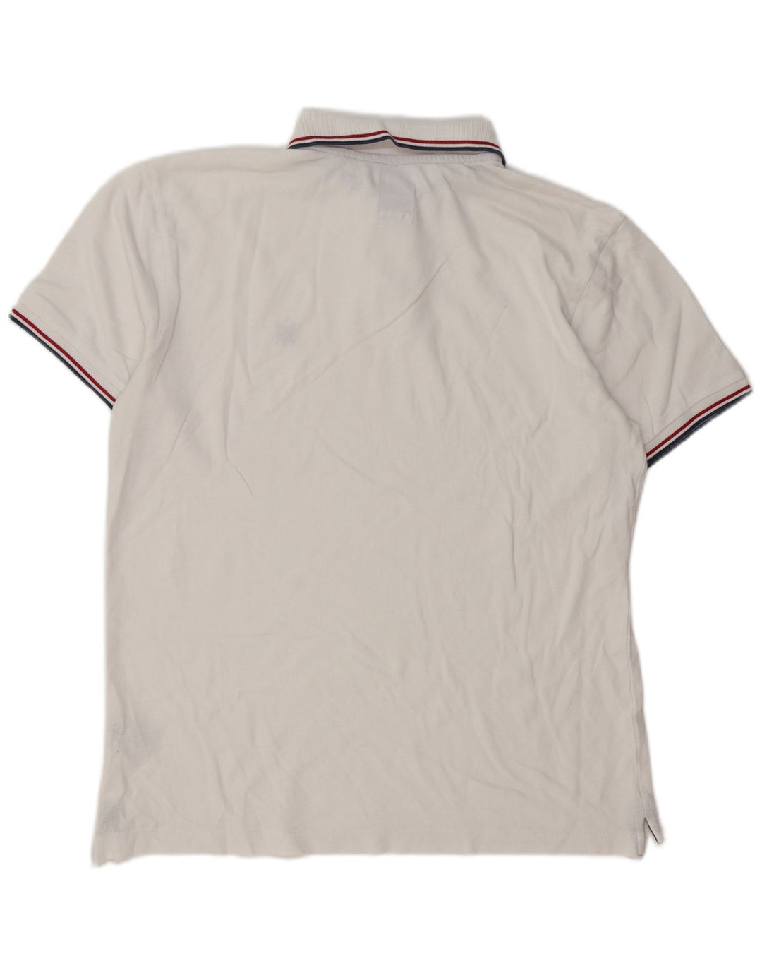 Crew Clothing Herren-Poloshirt aus mittelweißer Baumwolle