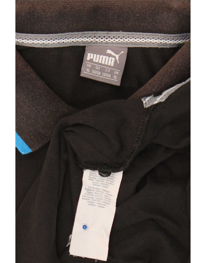 Puma Herren Poloshirt XL Schwarz Baumwolle