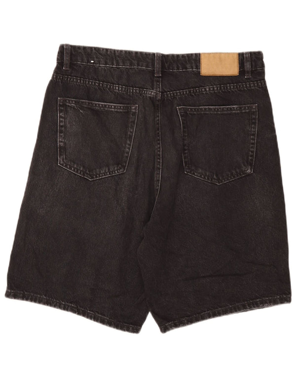 Zara Herren Jeansshorts EU 42 Large W32 Graue Baumwolle