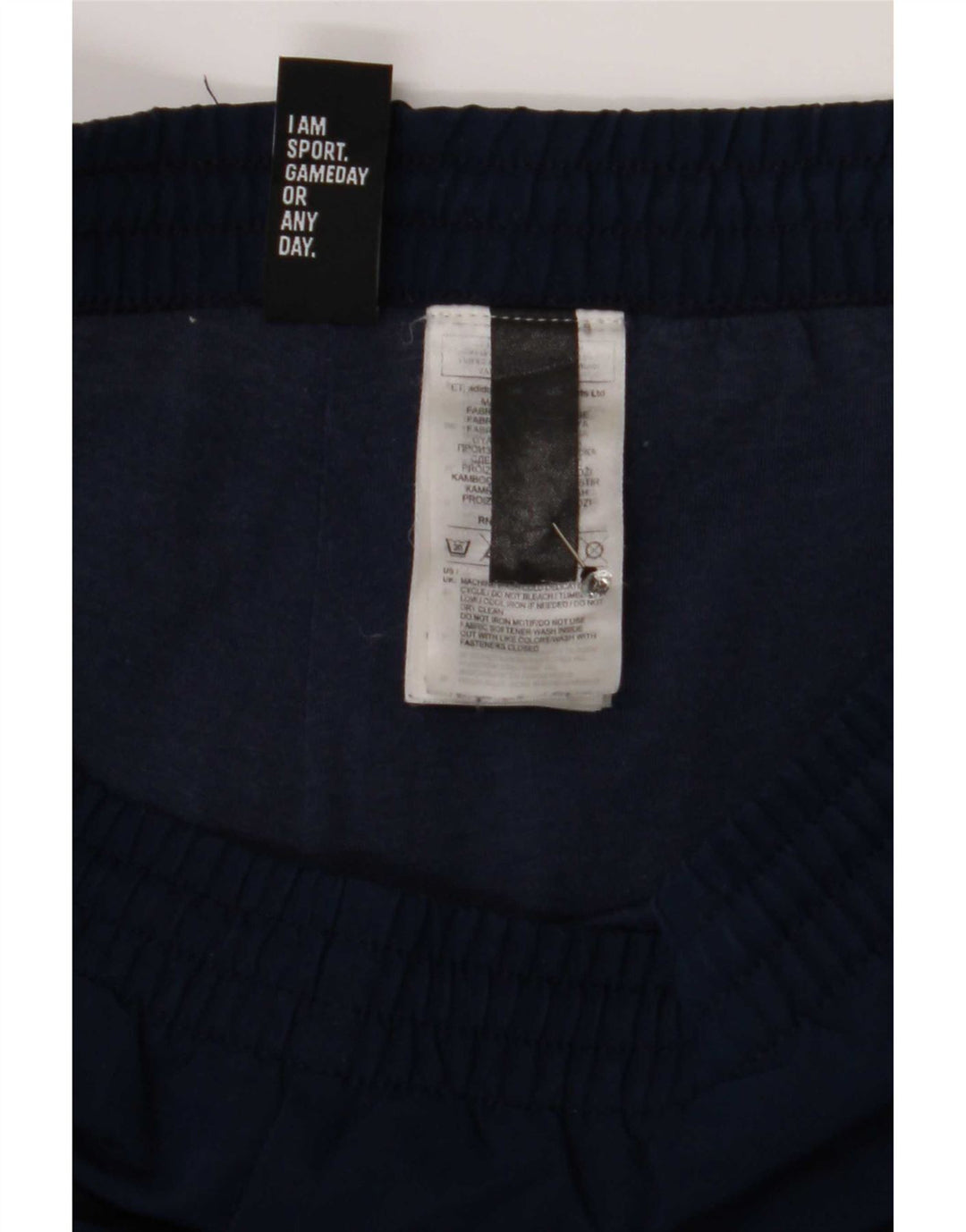 Adidas Herren-Trainingshose, groß, marineblau, Polyester