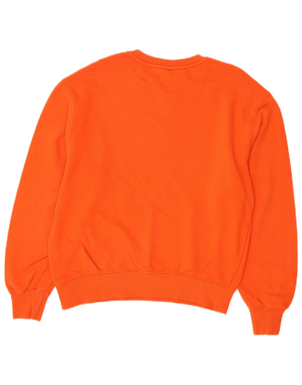 Zara Mädchen Sweatshirt Pullover 13-14 Jahre Orange Baumwolle
