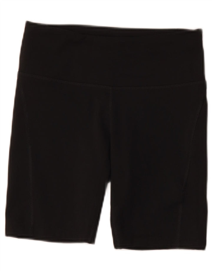 Nike Damen Dri Fit Sport Shorts UK 8 Small Schwarz