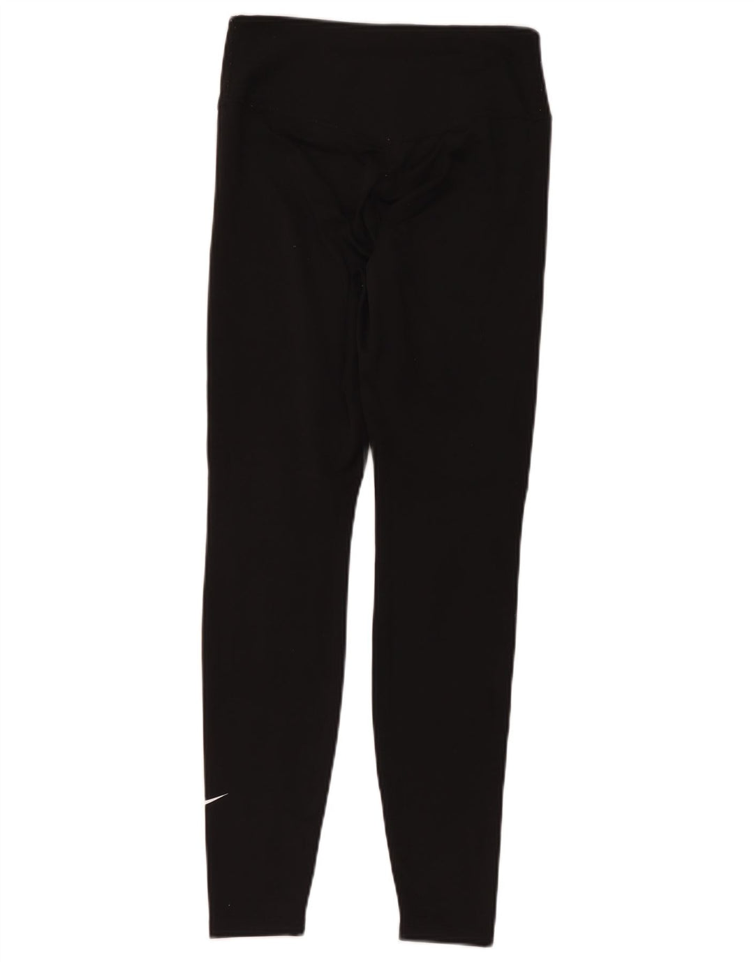 Nike Damen Dri Fit Leggings UK 14 Mittelschwarzes Polyester