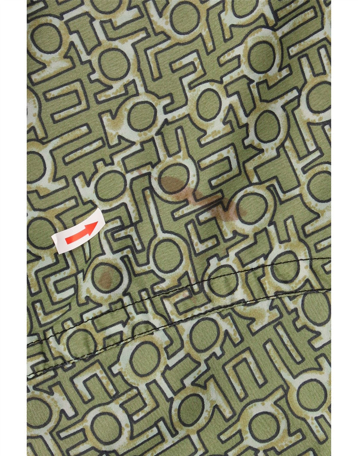 PROLINE Herren Anorakjacke UK 44 2XL Grün Geometrisch