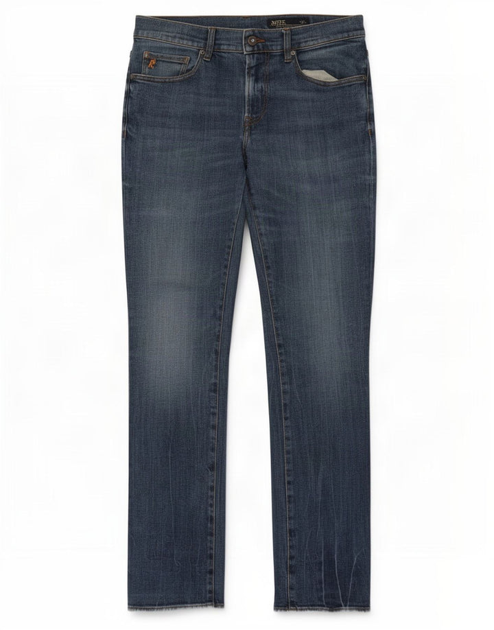 Rifle Herren Slim Jeans W33 L34 Blaue Baumwolle