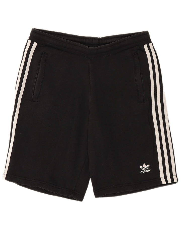 ADIDAS Herren Sportshorts Mittelschwarze Baumwolle