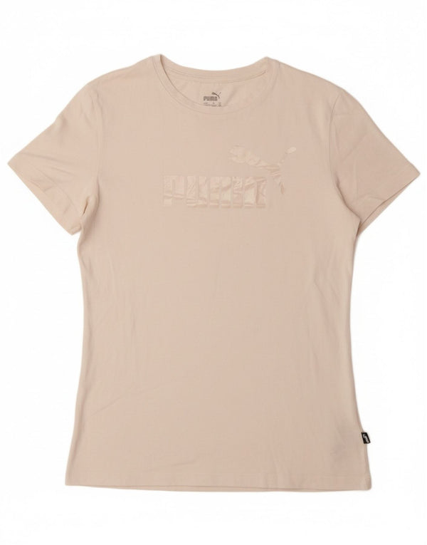 PUMA Mädchen T-Shirt mit Grafik, 15–16 Jahre, weiße Baumwolle