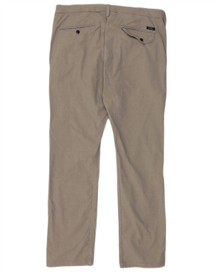LEE Slim Chino-Hose für Herren, W36, L32, graue Baumwolle