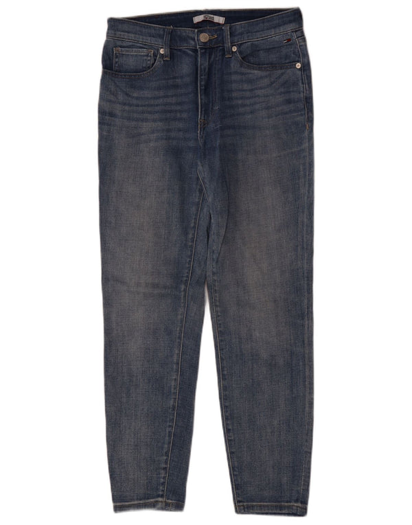 Tommy Hilfiger Damen Slim Jeans W30 L27 Blaue Baumwolle