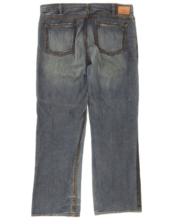 Gap Herren Straight Jeans W36 L32 Blaue Baumwolle