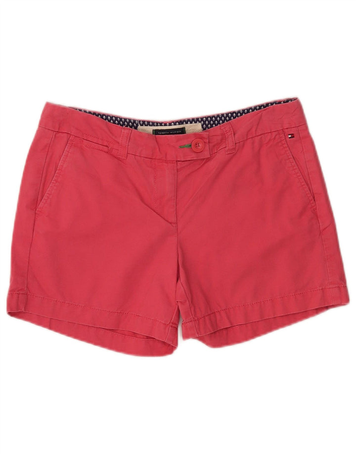 TOMMY HILFIGER Damen Chinoshorts US 4 Small W30 Rosa Baumwolle